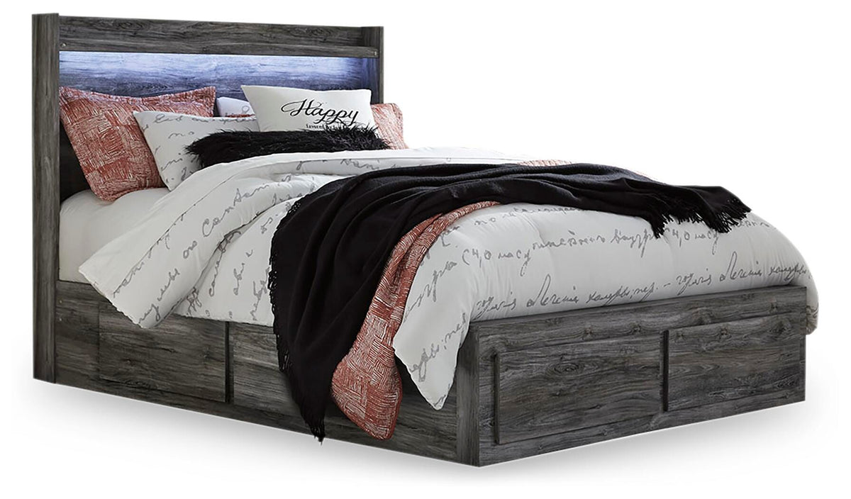 Baystorm Queen Panel Bed with 4 Storage Drawers - image 3