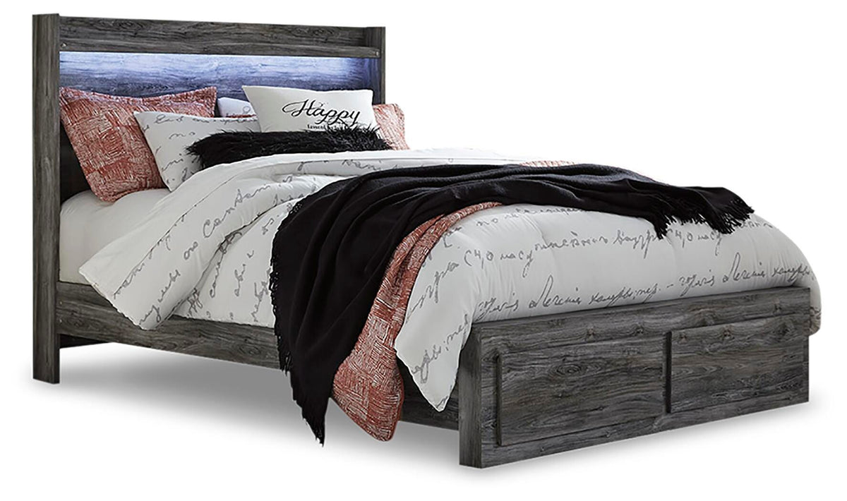 Baystorm Queen Panel Bed with 2 Storage Drawers - image 3