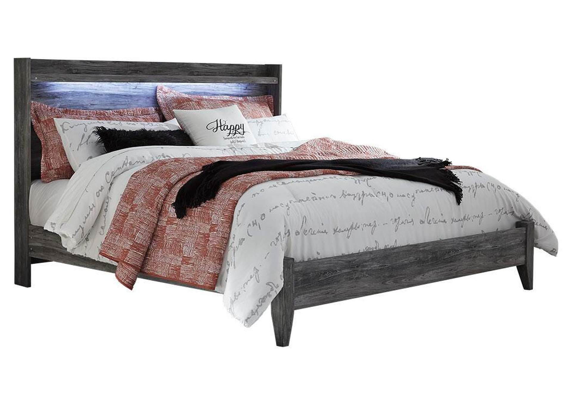 Baystorm King Panel Bed and Dresser