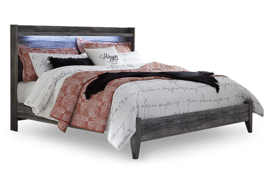 Baystorm King Panel Bed with Dresser and Nightstand
