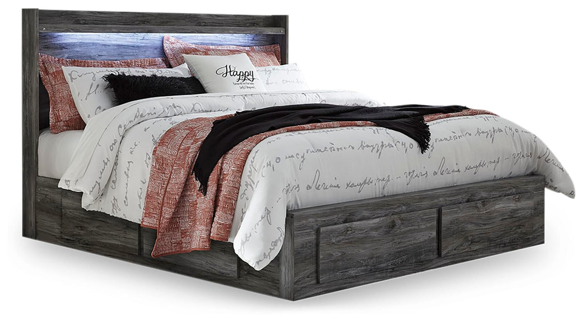 Baystorm King Panel Bed with 6 Storage Drawers - image 3