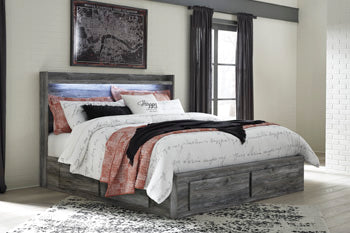 Baystorm King Panel Bed with 6 Storage Drawers - image 1