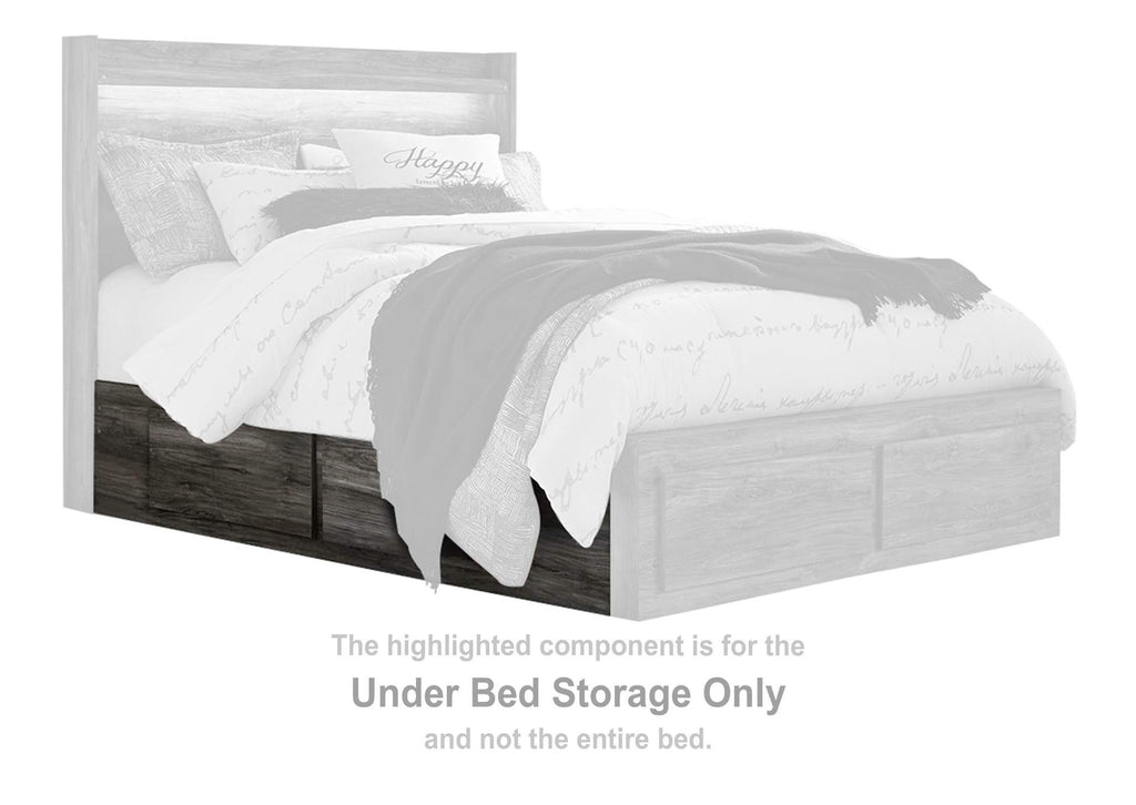 Baystorm King Panel Bed with 4 Storage Drawers