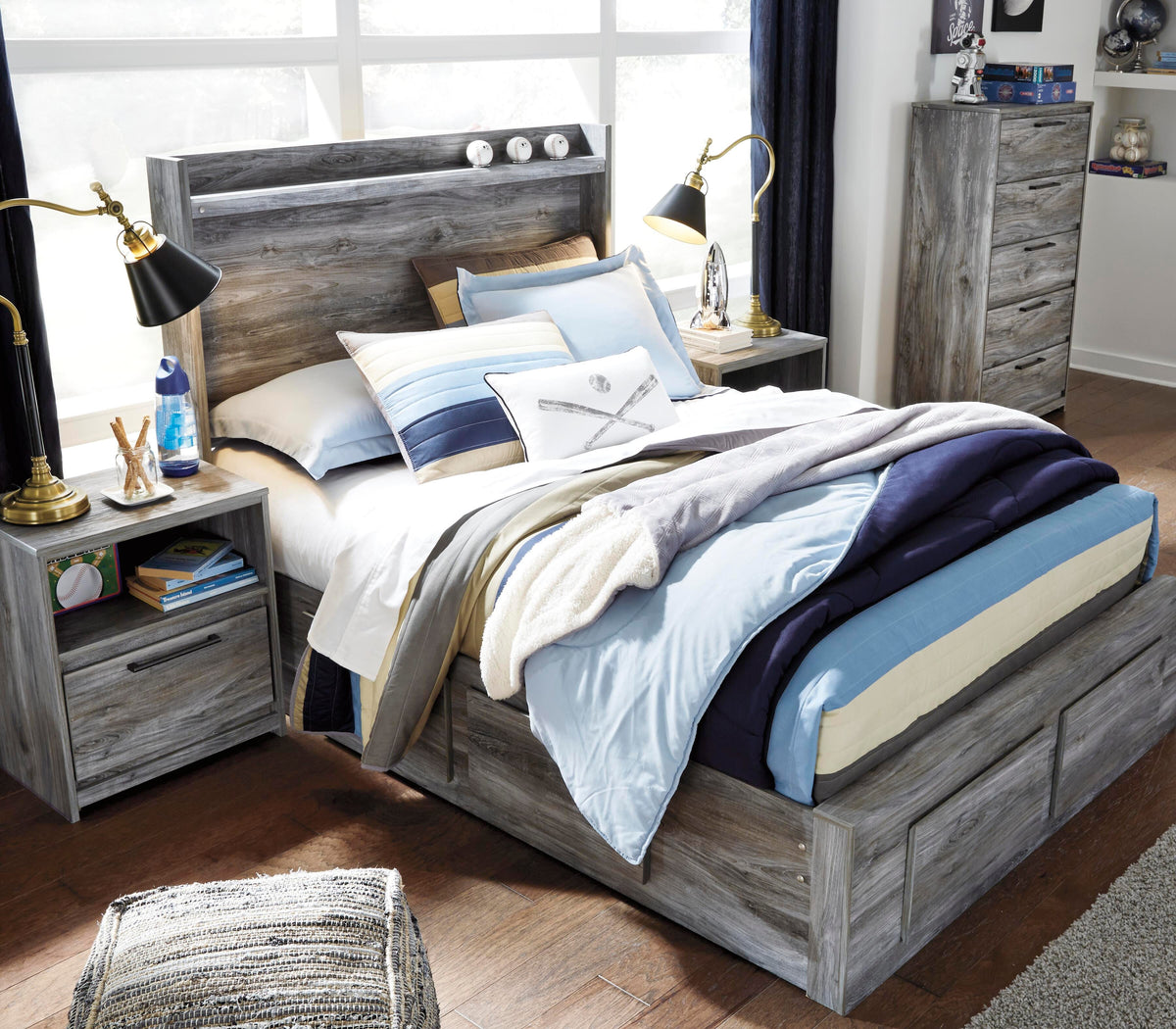 Baystorm Full Panel Bed with 6 Storage Drawers - image 8