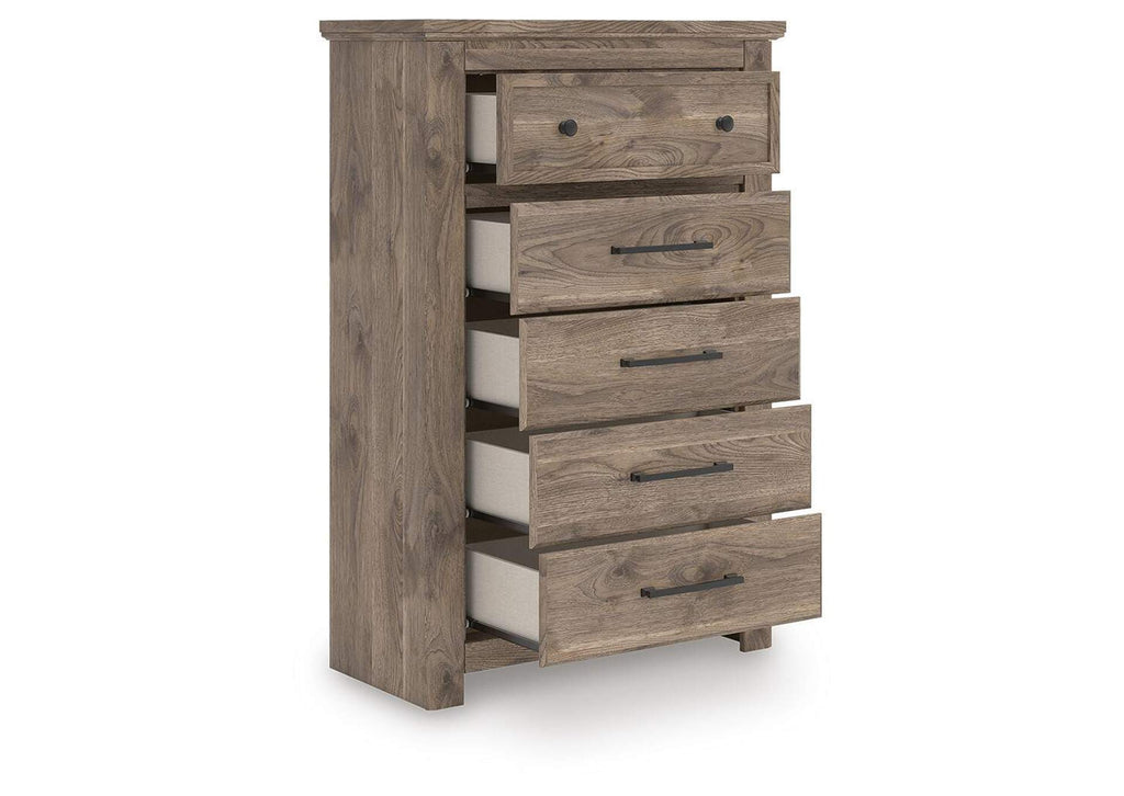Rusticott Chest of Drawers angled view