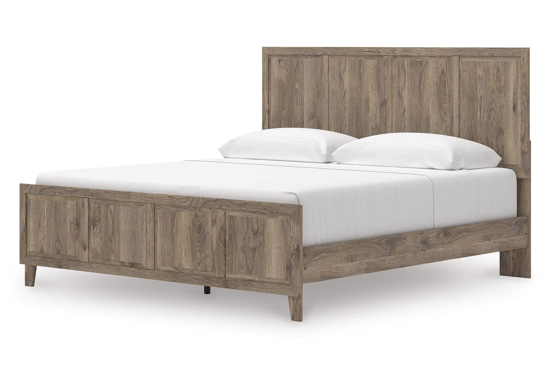 Rusticott King Panel Bed angled view