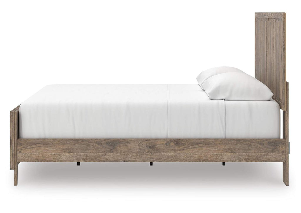 Rusticott King Panel Bed side view