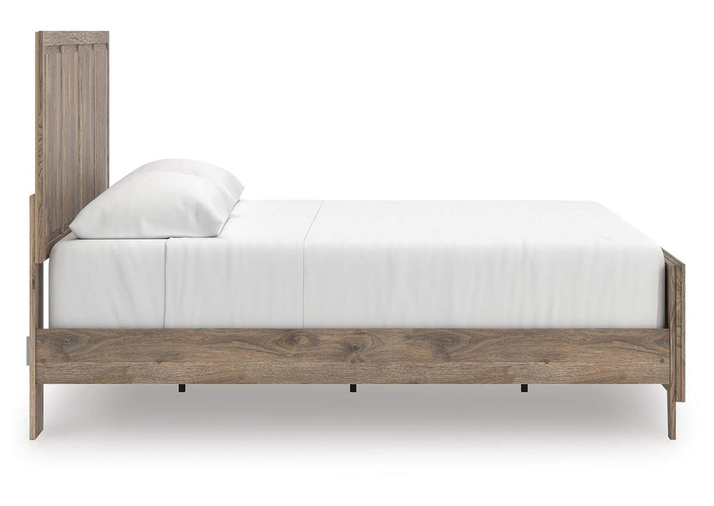 Rusticott King Panel Bed side view