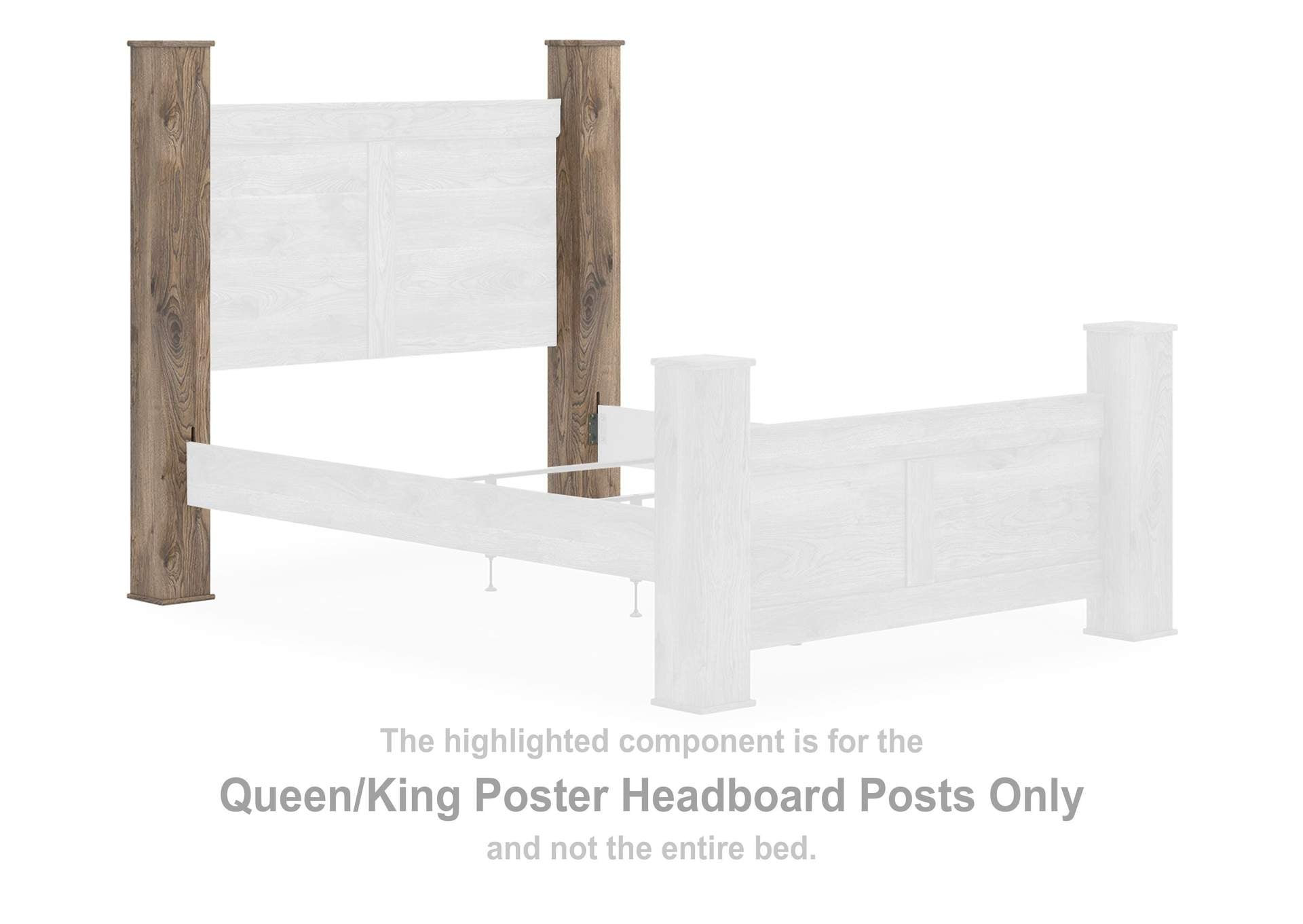 Rusticott King Poster Bed