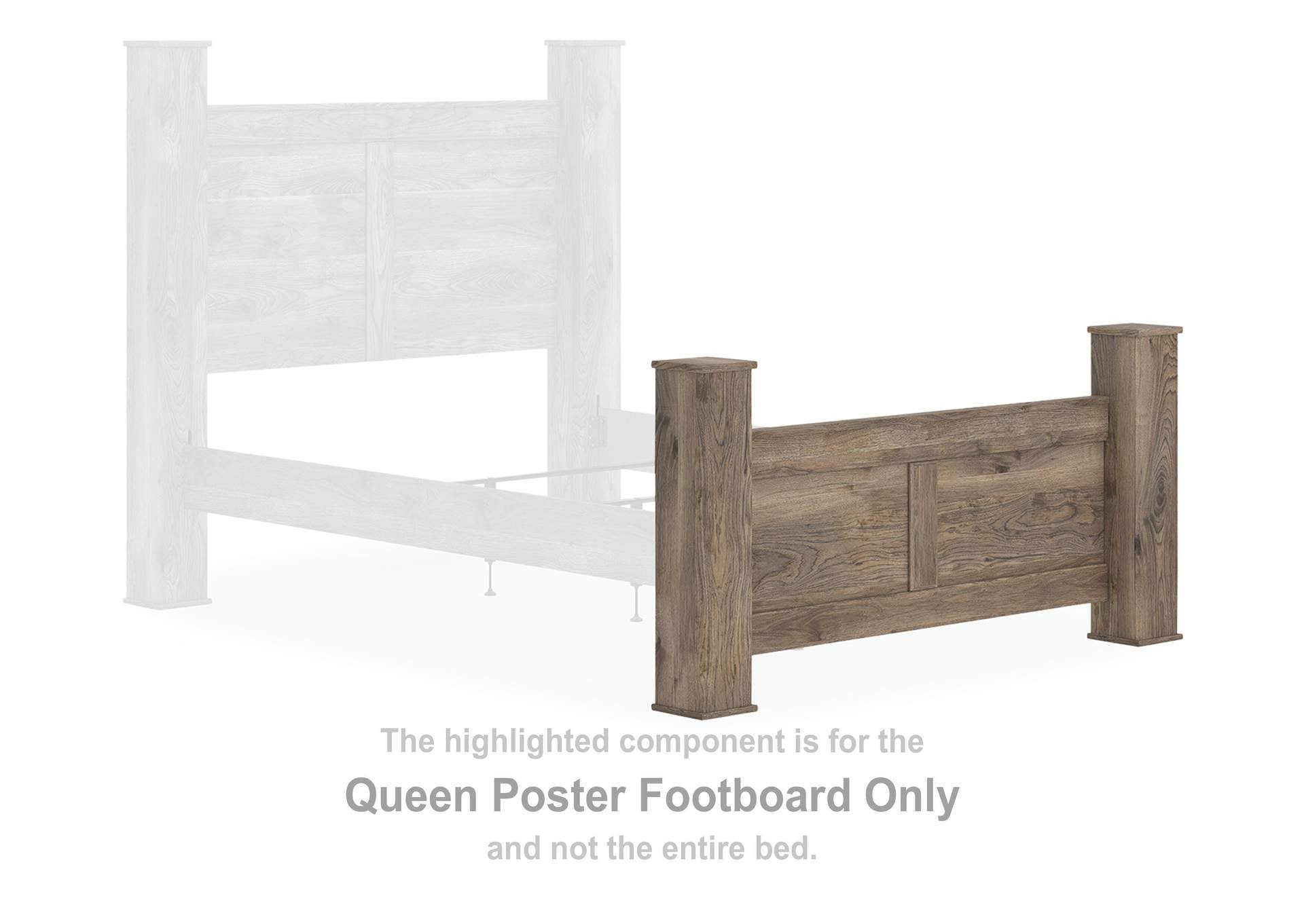 Rusticott Queen Poster Bed
