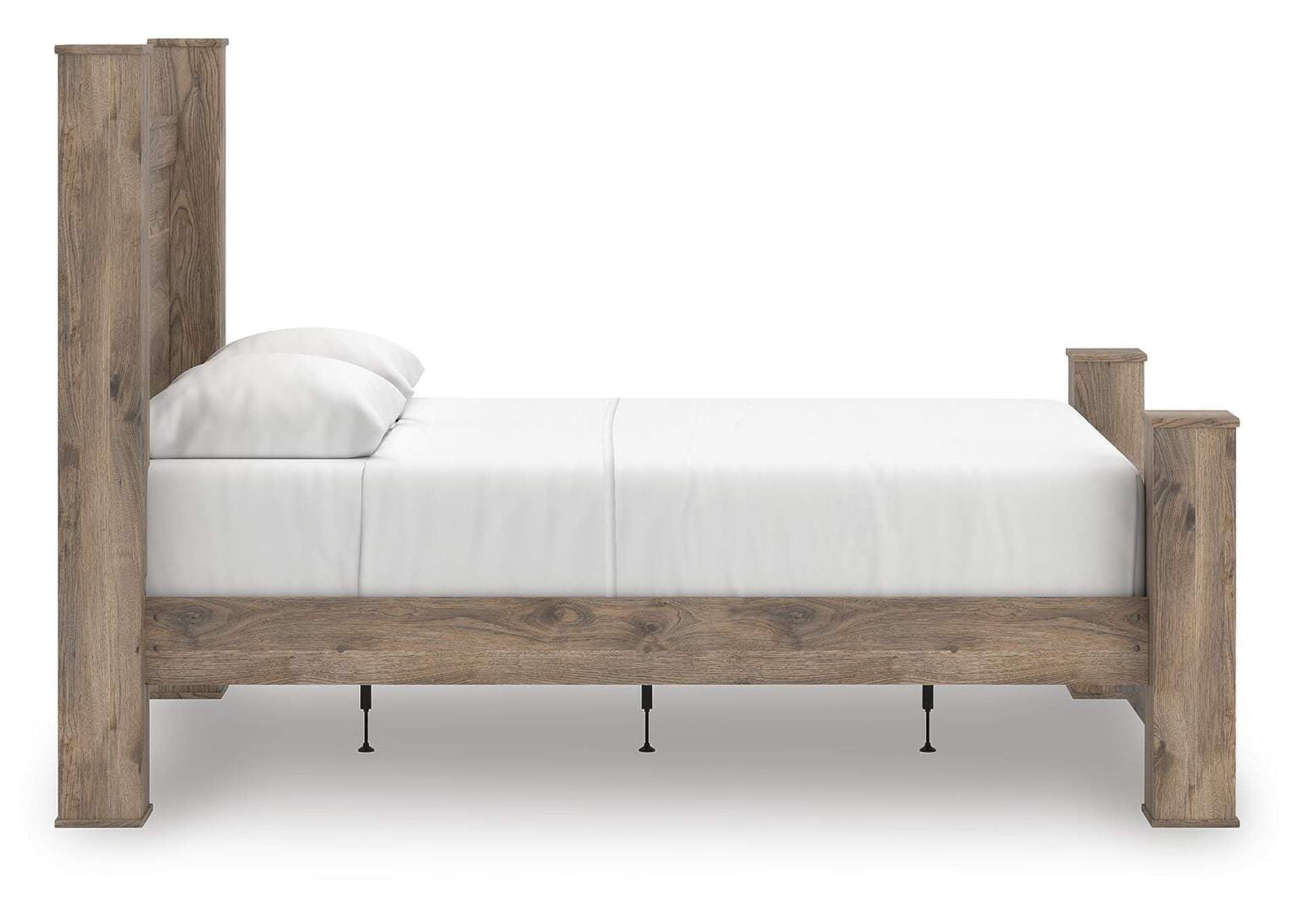 Rusticott Queen Poster Bed side view