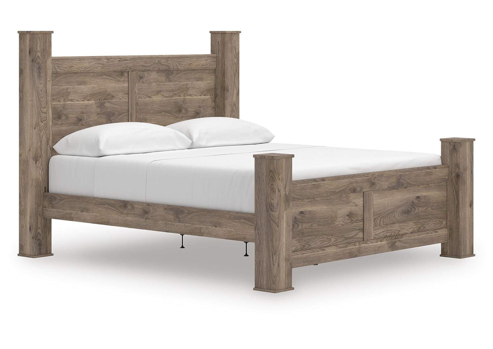 Rusticott King Poster Bed angled view