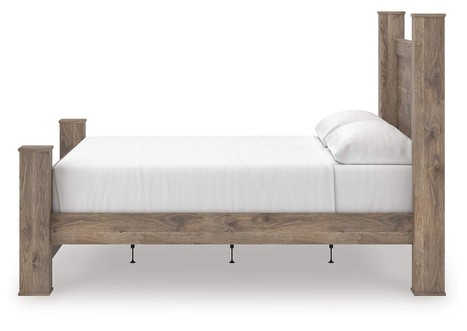 Rusticott King Poster Bed side view