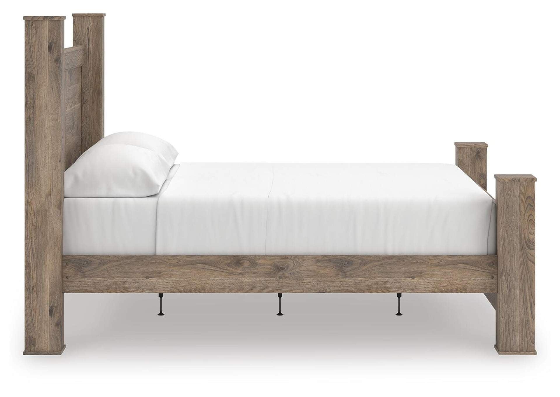 Rusticott King Poster Bed side view