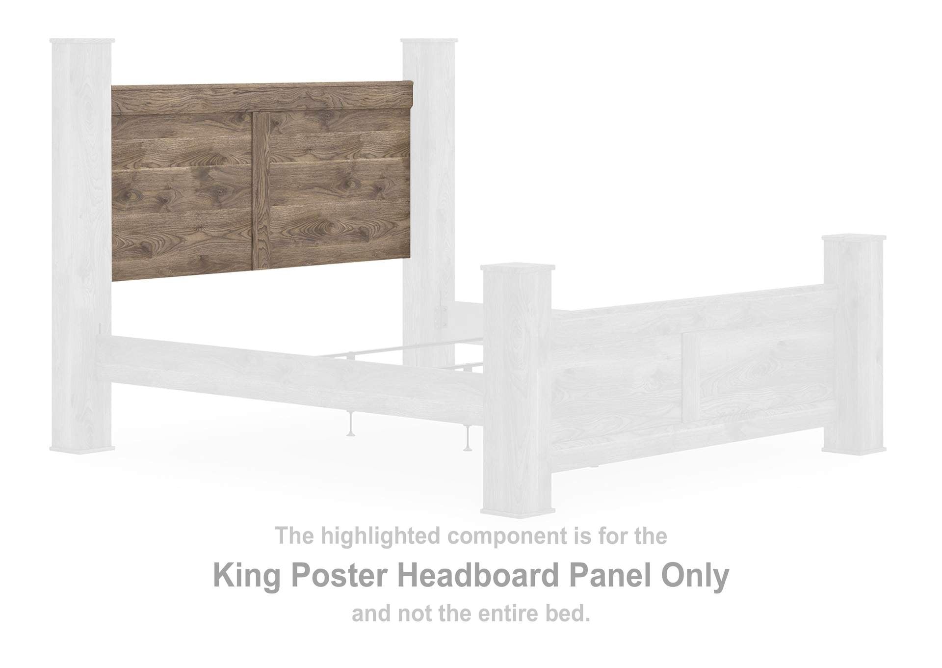 Rusticott King Poster Bed
