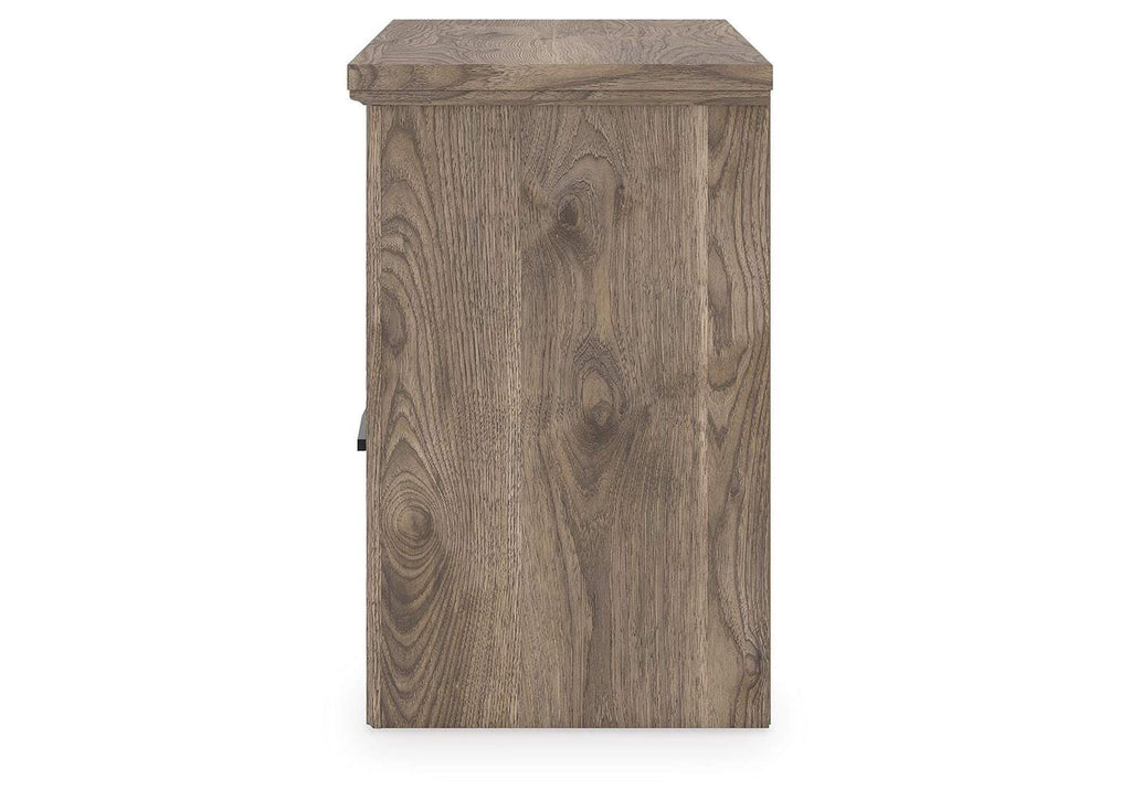 Rusticott Nightstand side view