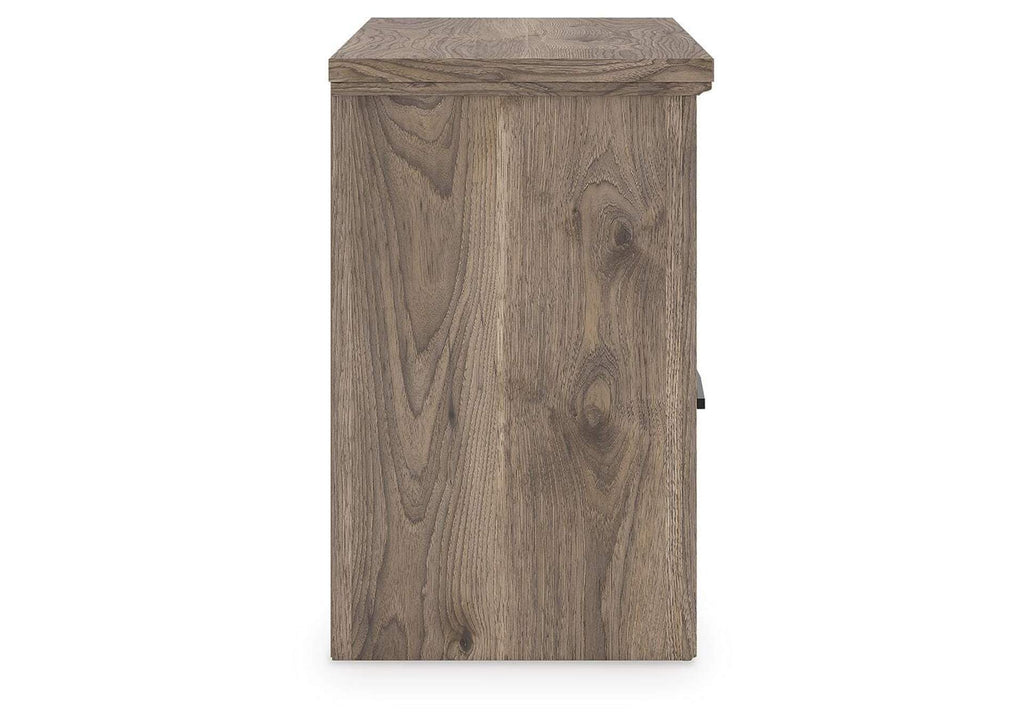 Rusticott Nightstand side view