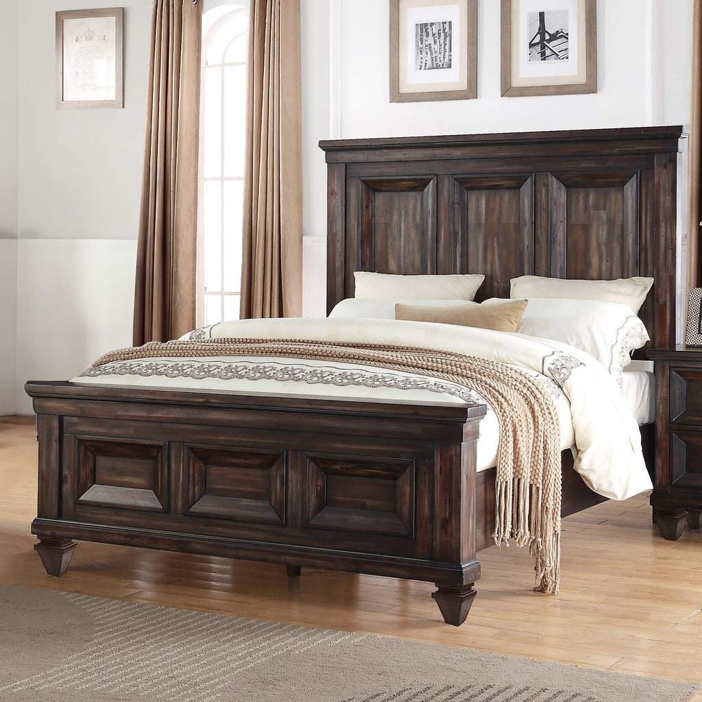 Sevilla King Bed - Walnut