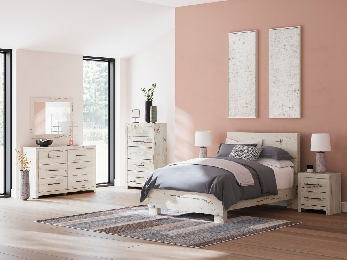 Lawroy Full Panel Bed in Light Natural, alternate view 9