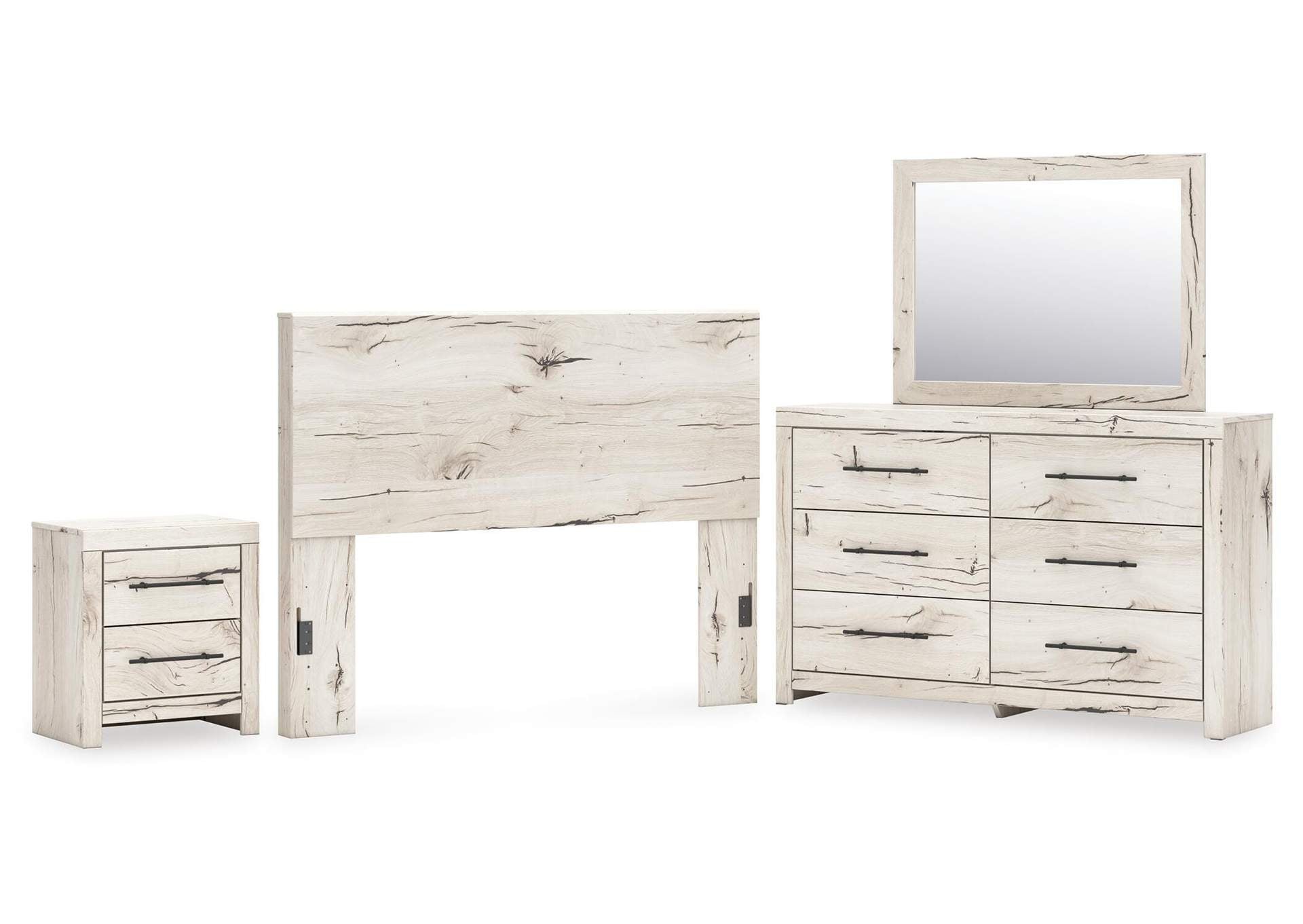 Lawroy Queen Panel Headboard, Dresser and Nightstand
