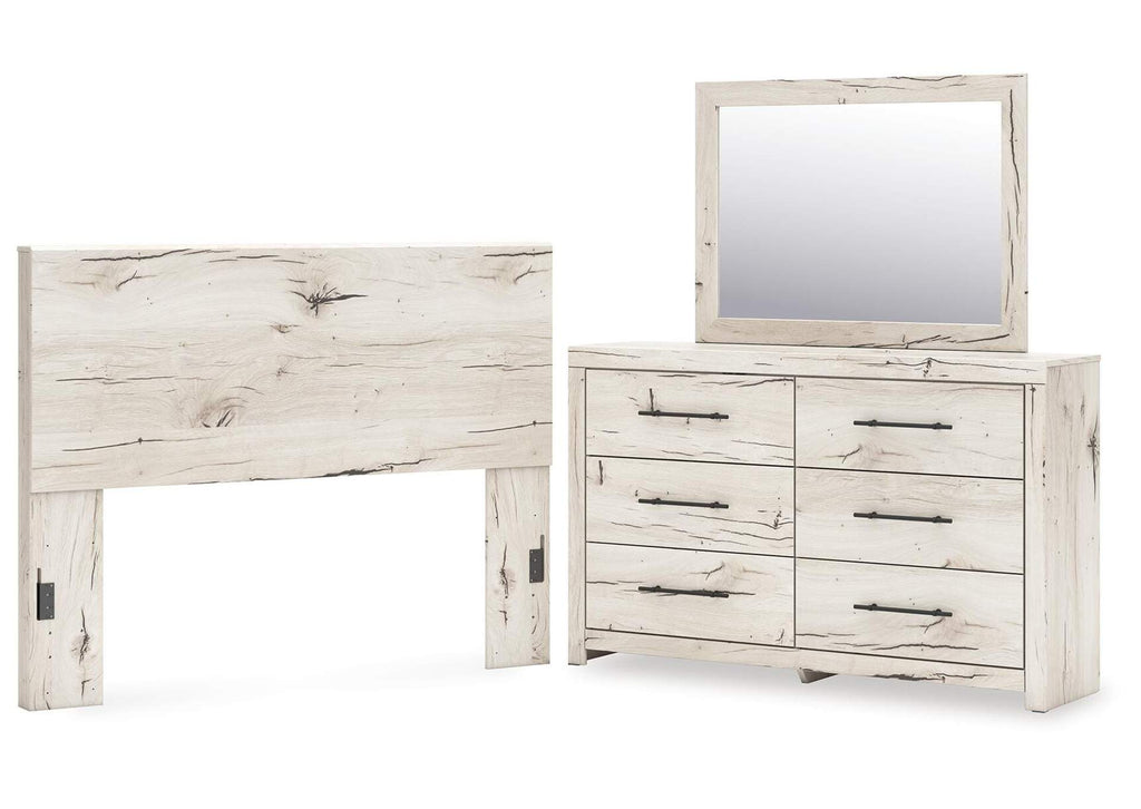 Lawroy Queen Panel Headboard, Dresser and Mirror