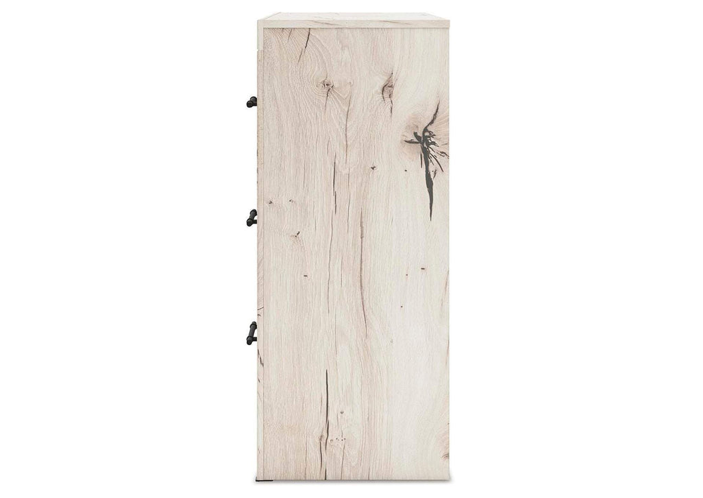 Lawroy Full Panel Headboard, Dresser and Mirror side view