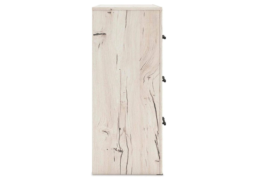 Lawroy Full Panel Headboard, Dresser and Mirror side view