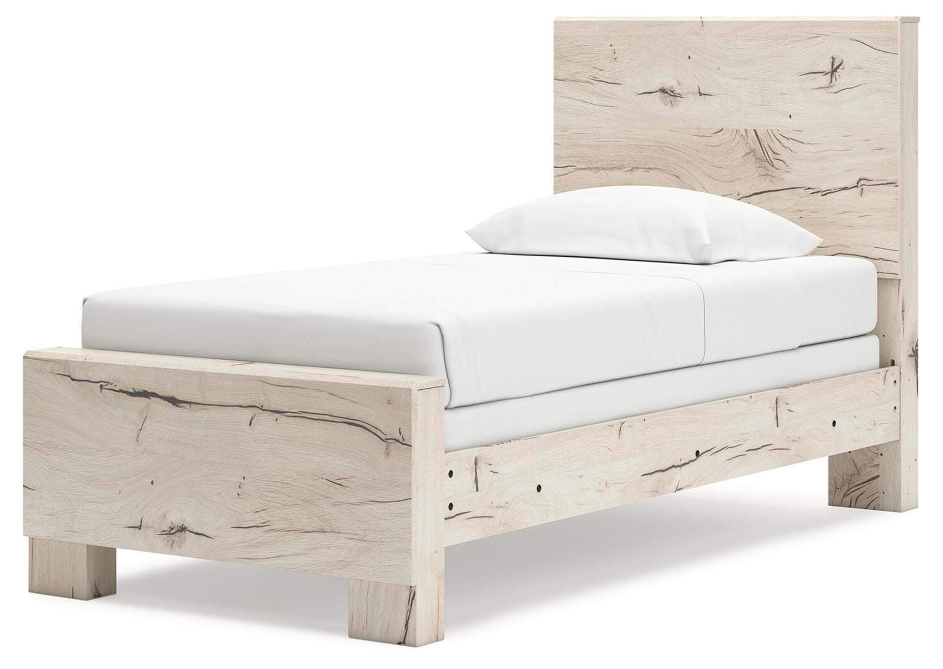 Lawroy Twin Panel Bed angled view