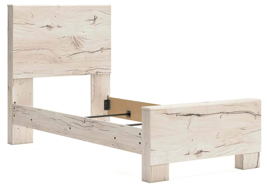 Lawroy Twin Panel Bed angled view