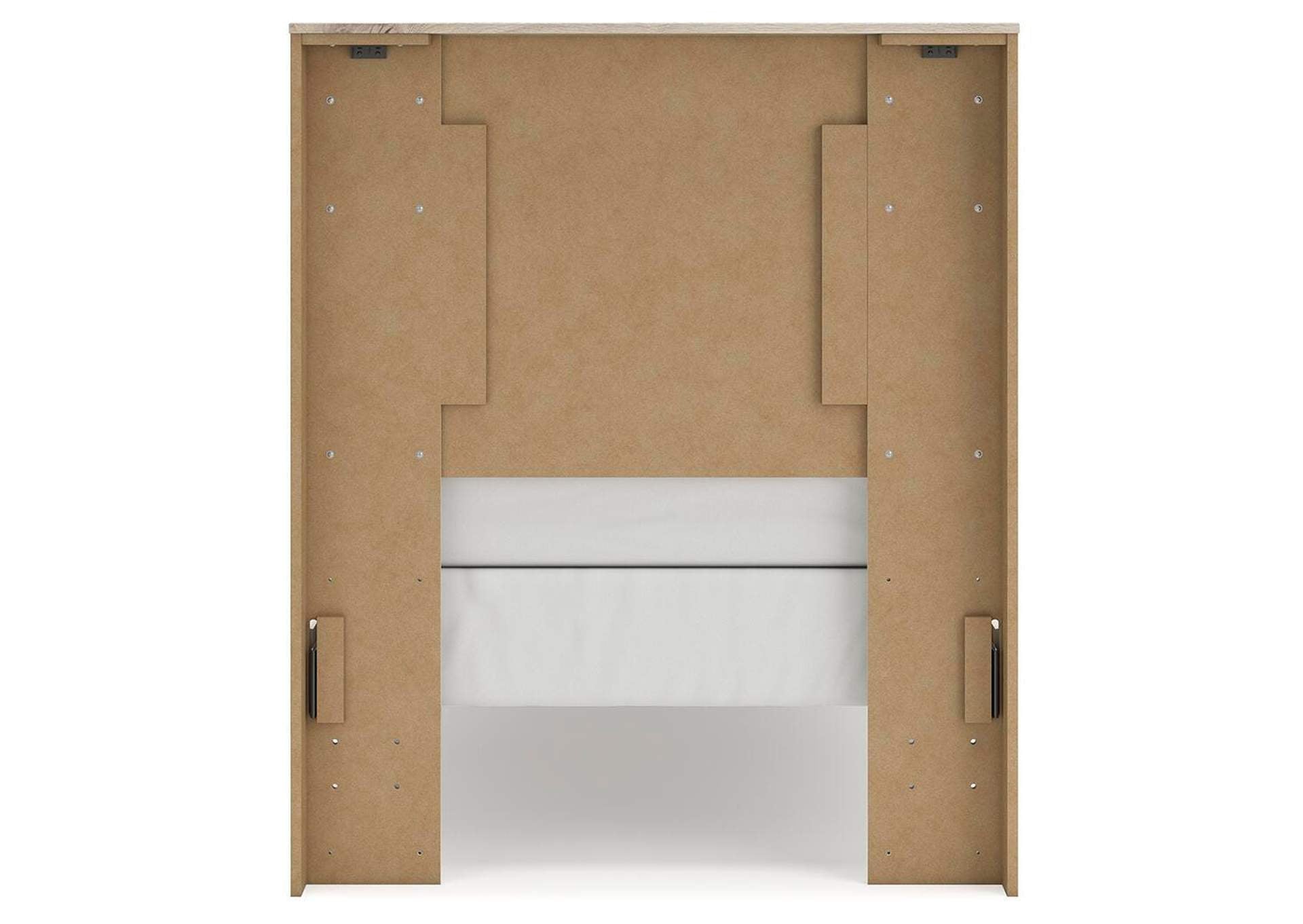 Lawroy Twin Panel Bed, Dresser and Mirror