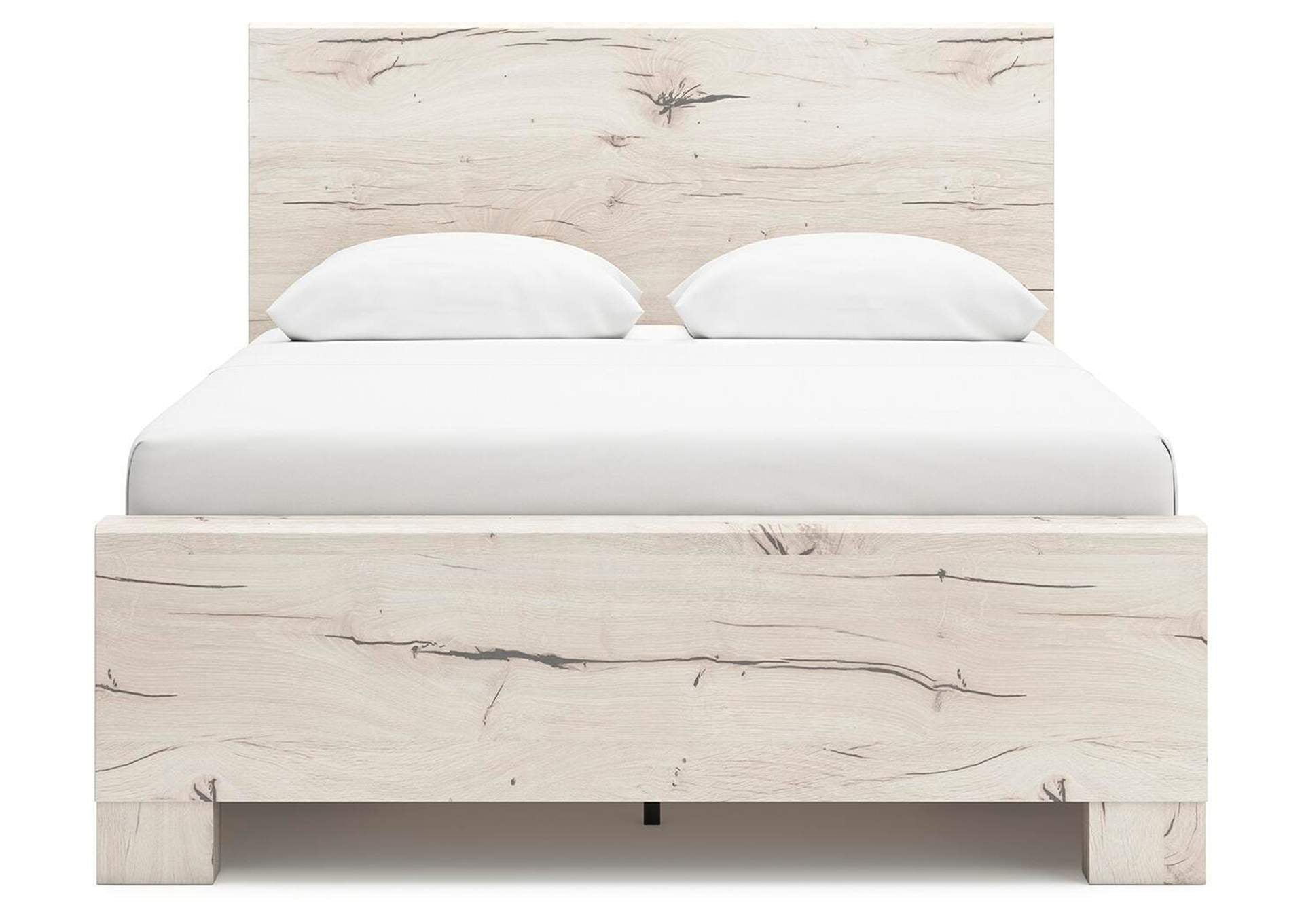 Lawroy Queen Panel Bed with Storage, Dresser and Mirror