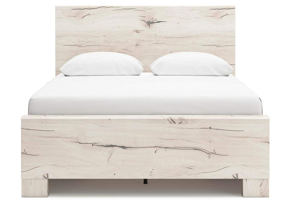 Lawroy Queen Panel Bed with Storage, Dresser, Mirror and Nightstand
