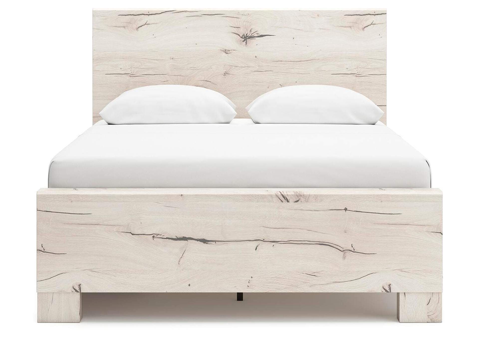 Lawroy Queen Panel Bed with Storage, Dresser and Mirror