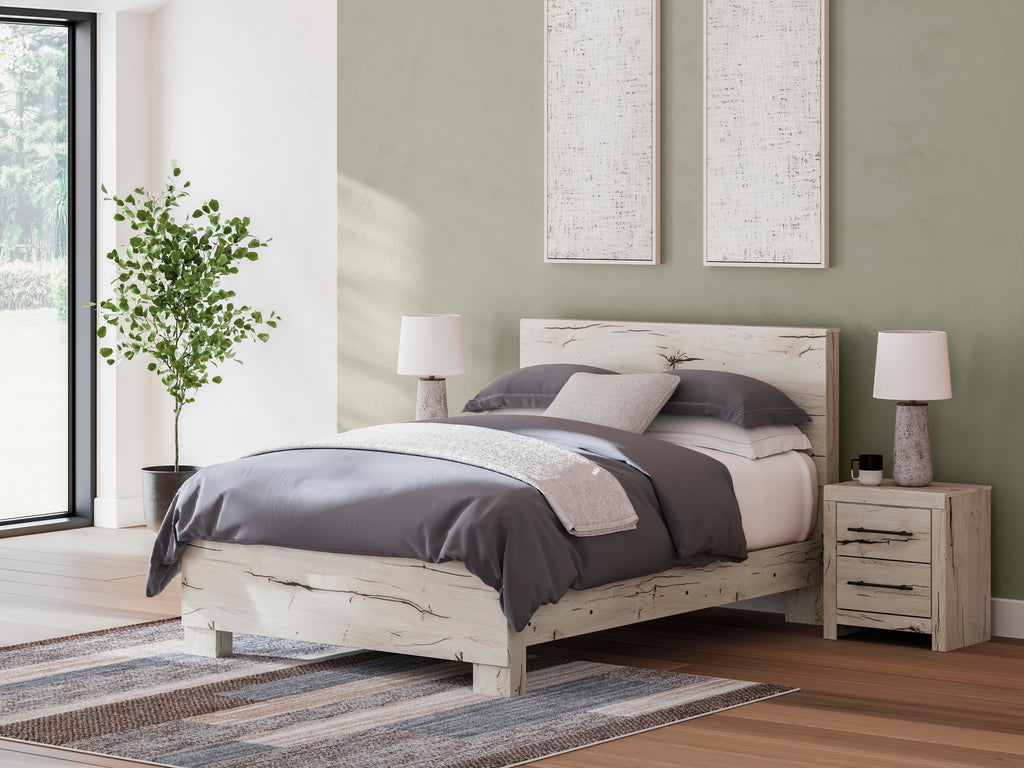 Lawroy Queen Panel Bed in Light Natural, alternate view 9