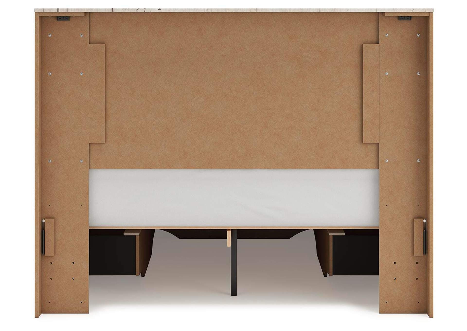 Lawroy Queen Panel Storage Bed, Dresser and Mirror