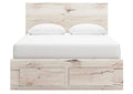 Lawroy Queen Panel Storage Bed, Dresser and Mirror