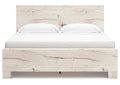 Lawroy King Panel Bed with Storage, Dresser and Mirror