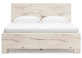 Lawroy King Panel Bed with Mirrored Dresser