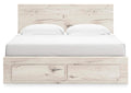 Lawroy King Panel Storage Bed, Dresser and Mirror