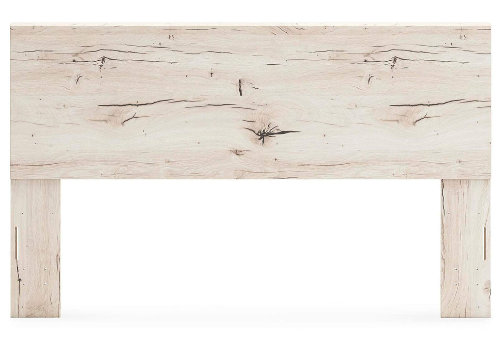 Lawroy King Panel Headboard with Mirrored Dresser and Chest