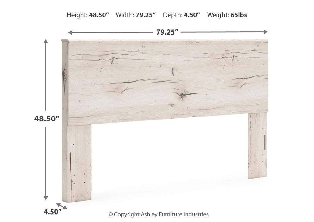 Lawroy King Panel Headboard with Mirrored Dresser and Chest dimensions