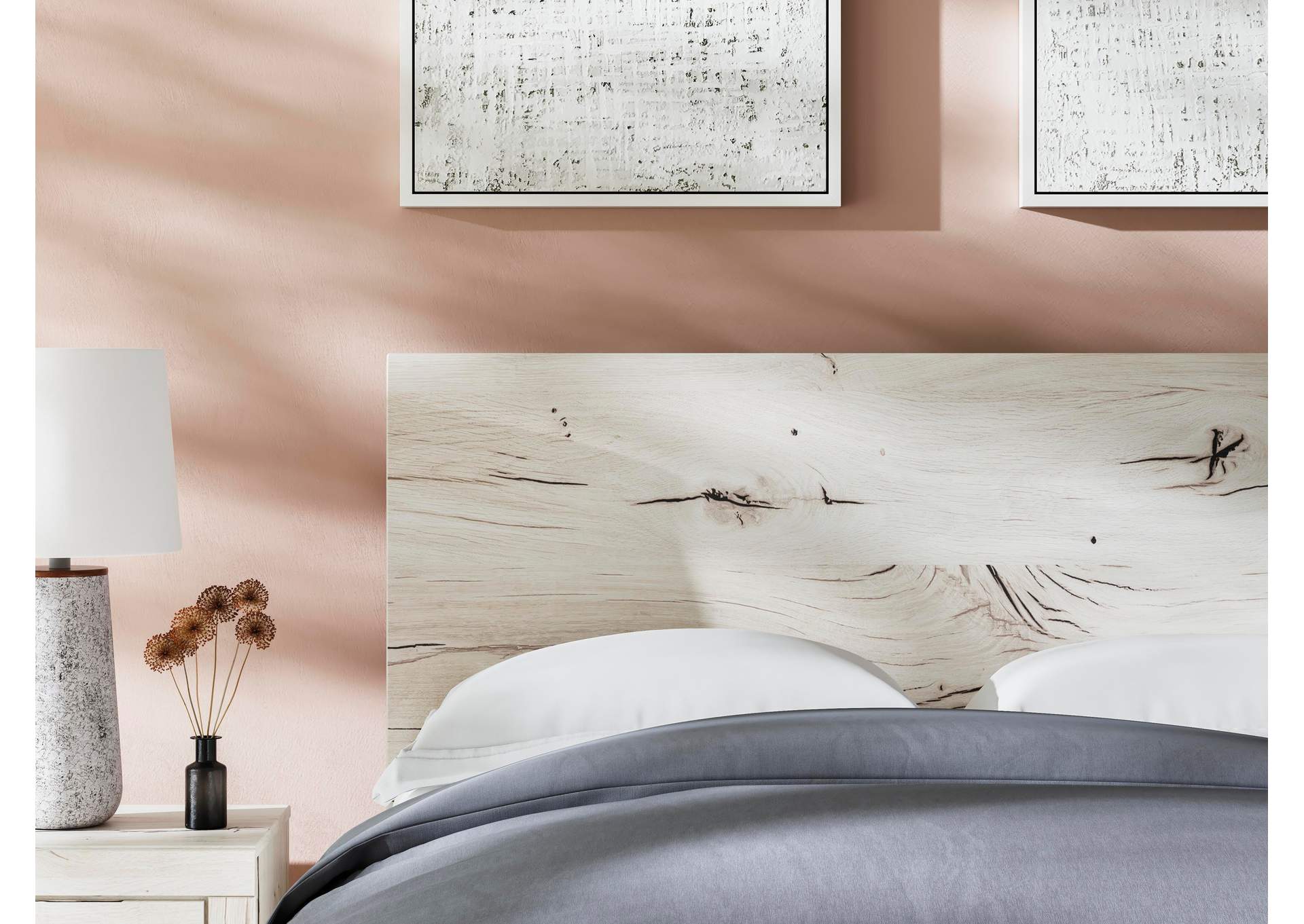 Lawroy Full Panel Headboard, Dresser and Mirror detail