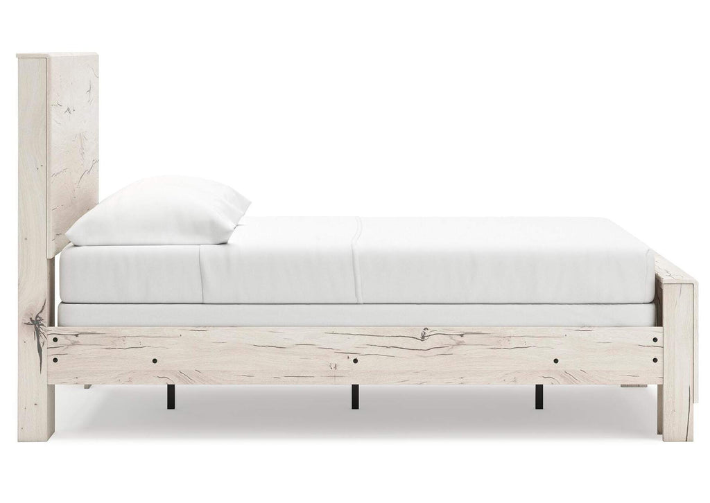 Lawroy Full Panel Bed, Dresser and Mirror side view