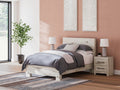 Lawroy Full Panel Bed in Light Natural