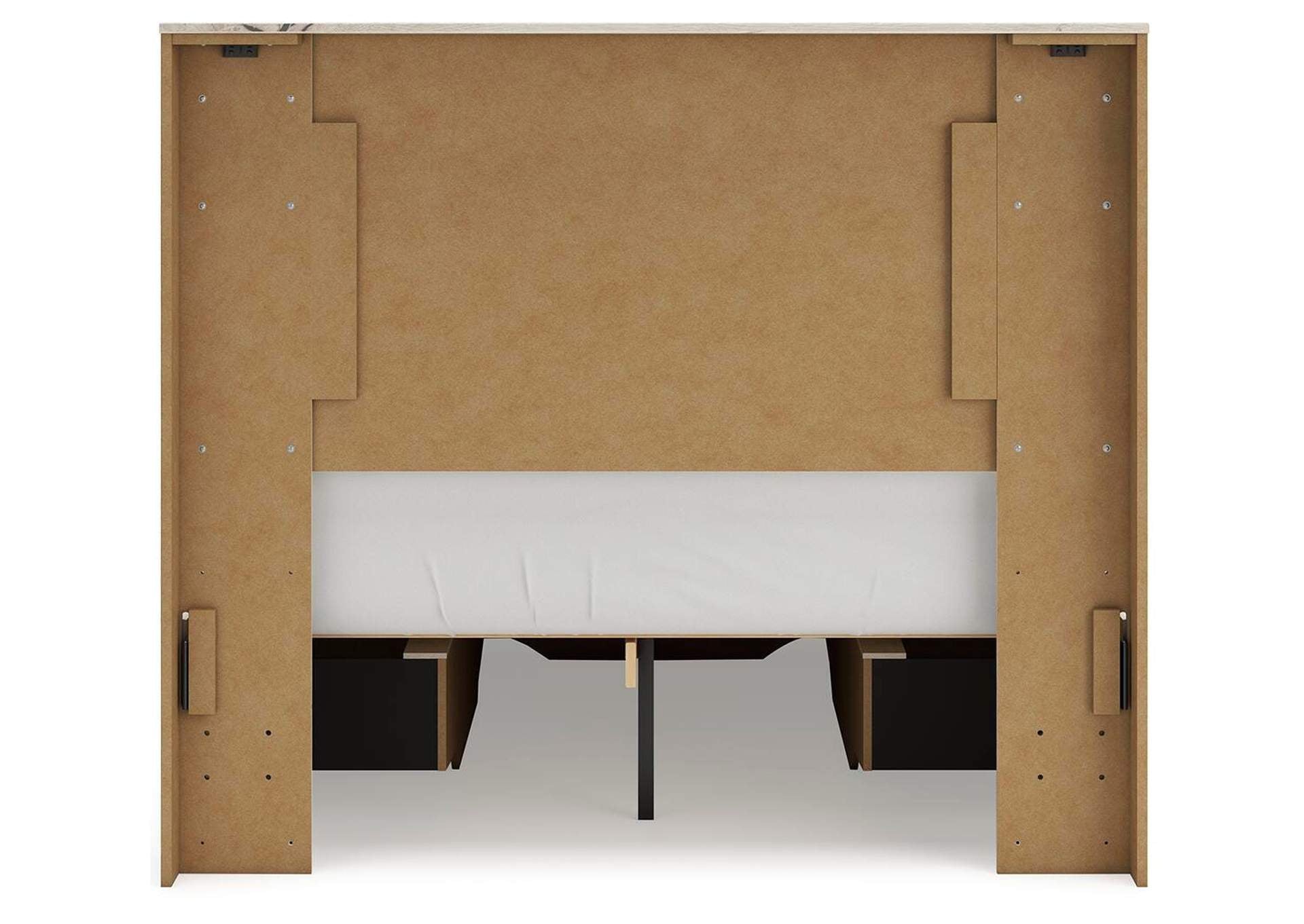 Lawroy Full Panel Storage Bed, Dresser and Mirror