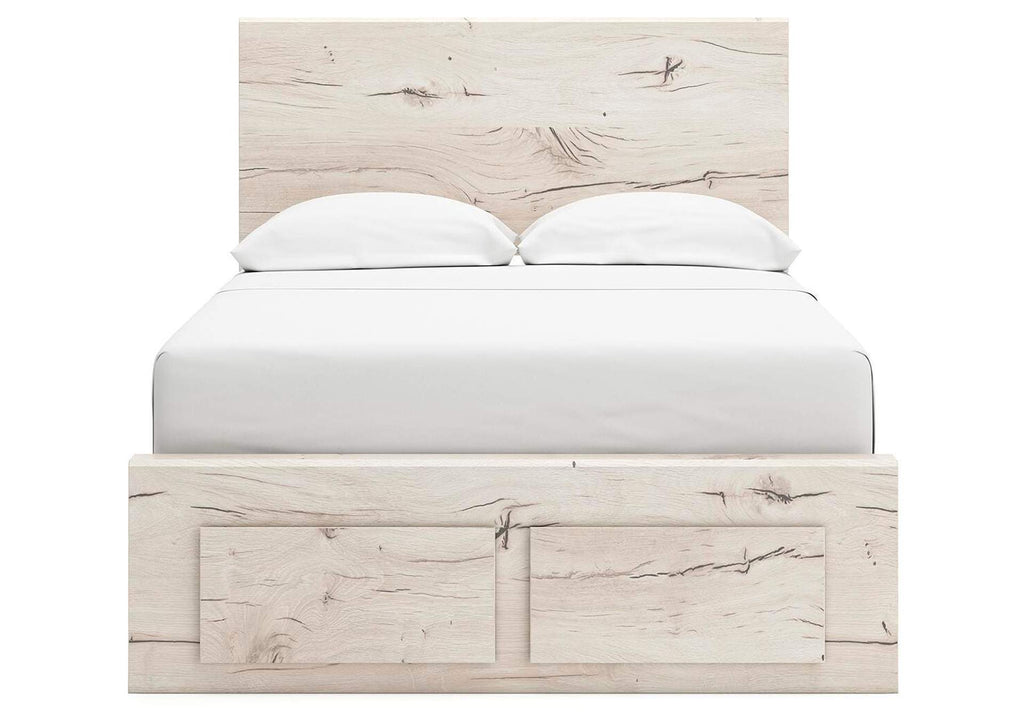 Lawroy Full Storage Bed and Nightstand front view