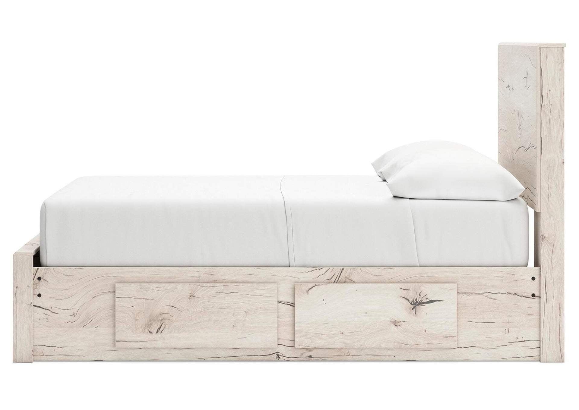 Lawroy Full Panel Storage Bed, Dresser and Mirror side view