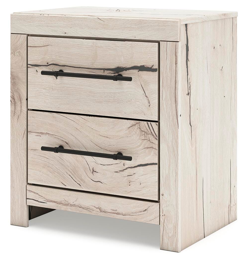 Lawroy Nightstand in Light Natural, angle view