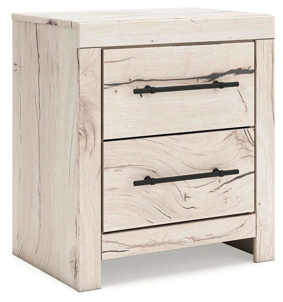 Lawroy Nightstand in Light Natural, angle view