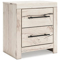 Lawroy Nightstand in Light Natural, angle view